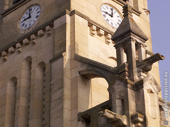 D�tail du clocher.